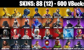 CONTA FORTNITE com SALVE MUNDO FUNDADOR| Gold Midas | Gold Brutus e 88 SKINS