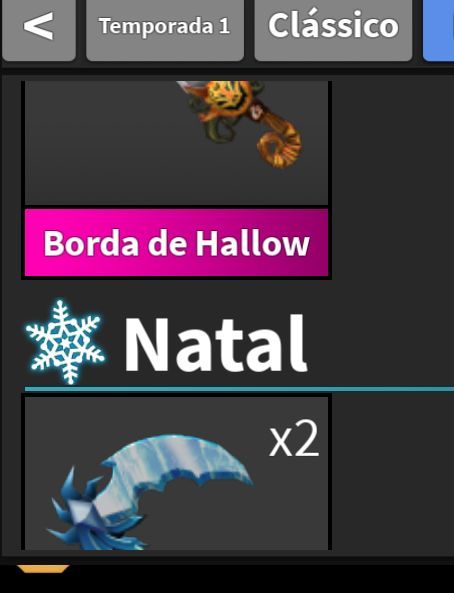 Meu inventário no mm2