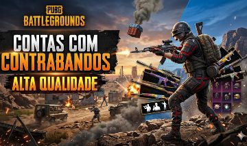 CONTAS PUBG CONTRABANDOS + CAIXA + SKINS MELHOR PREÇO DE MERCADO