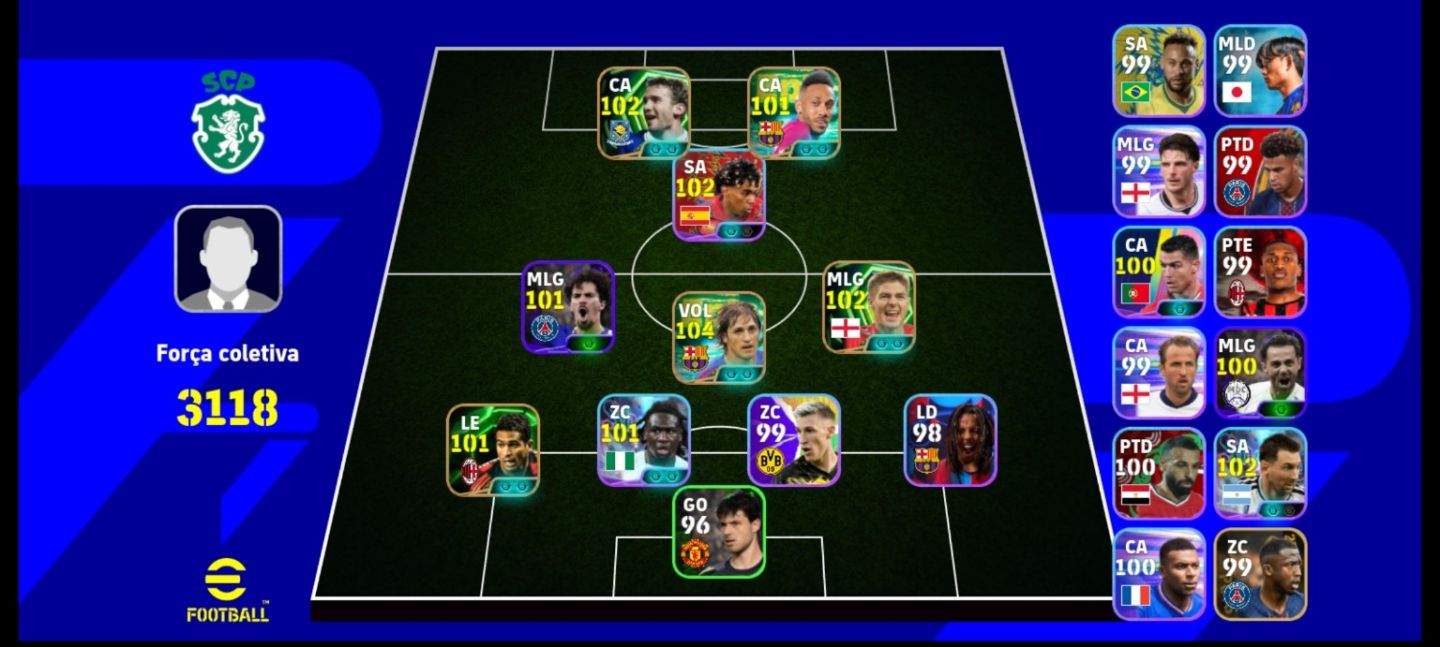 CONTA DE EFOOTBALL 3118 COM EDIMILSON