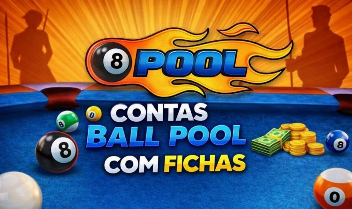 [PROMOÇÃO] Contas 8 Ball Poll com Fichas | IOS-ANDROID | Entrega Automática