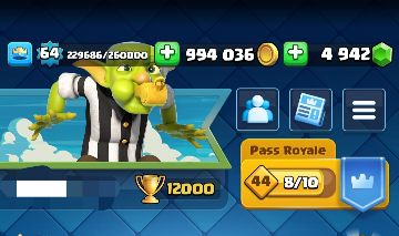 CONTA CLASH ROYALE DE VETERANO