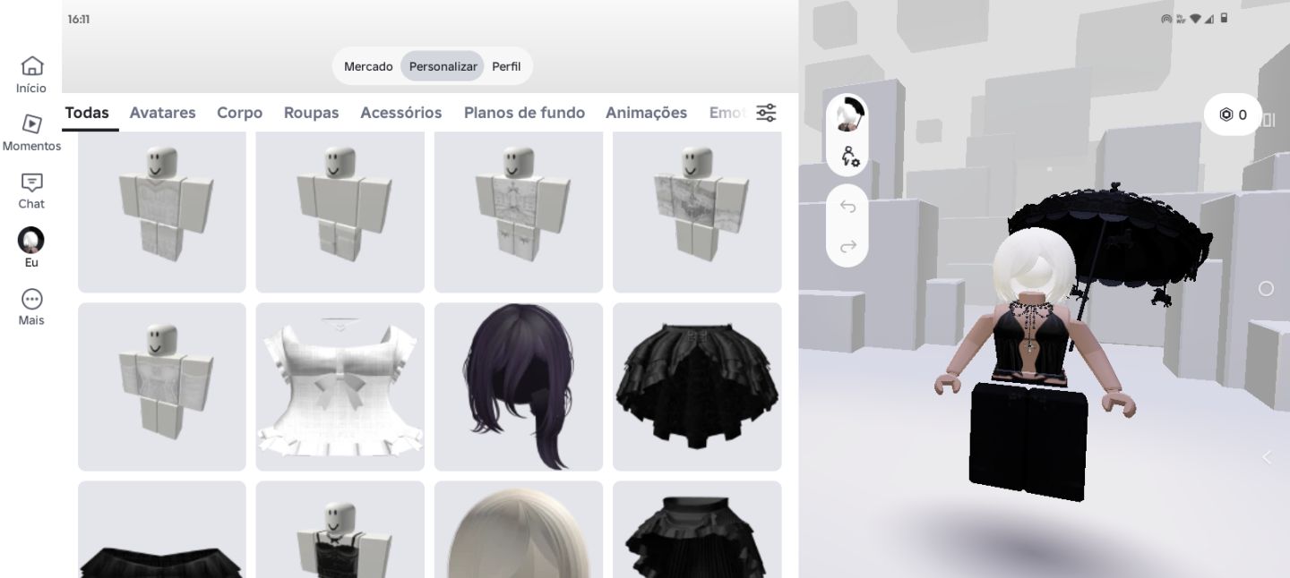 CONTA ENDGAME DEATH BALL + IMENSO INVENTÁRIO DE ROUPAS ROBLOX