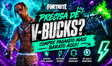 V-BUCKS MAIS BARATOS VIA PRESENTE MELHORES PREÇOS