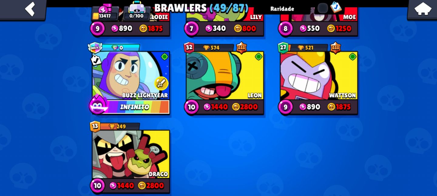 CONTA BRAWL STARS + CLASH ROYALE