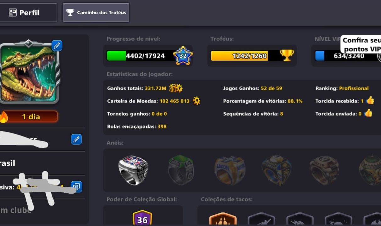 CONTA COM 102M, 112 NOTAS NÍVEL 31 SÓ ANDROID