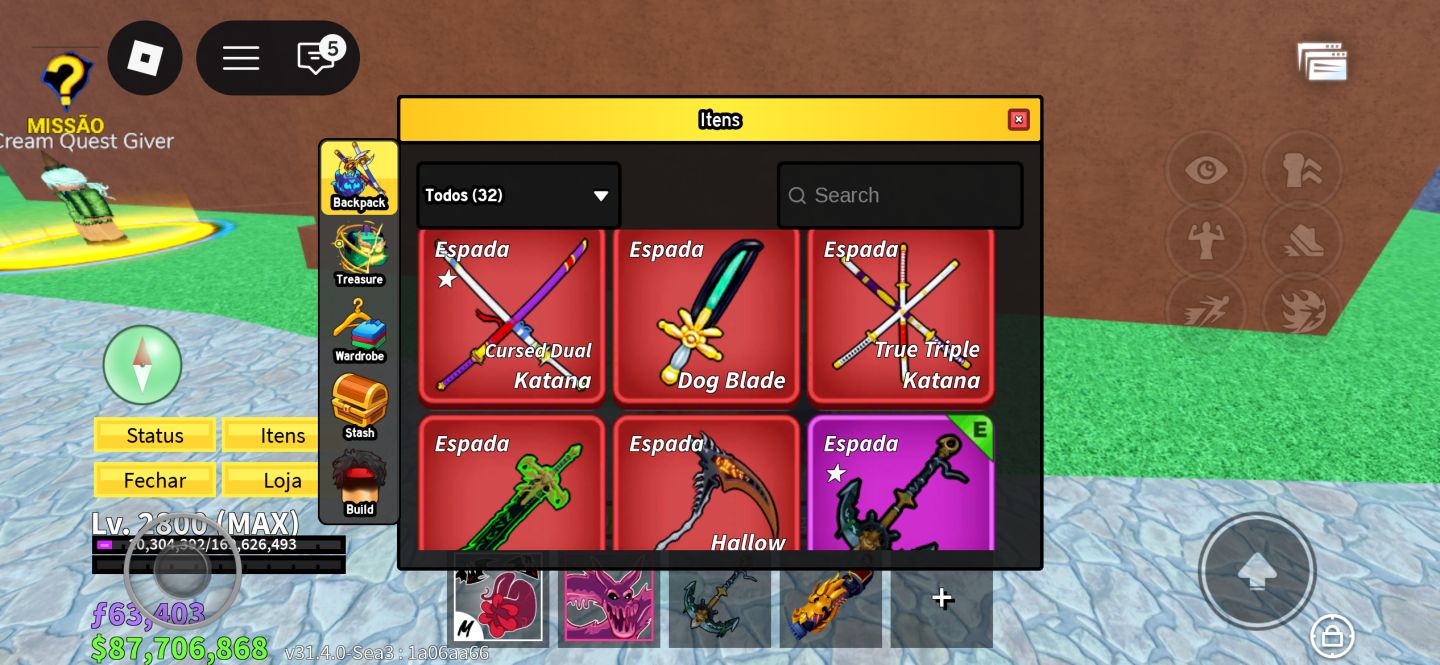 Conta de blox fruti com dragon perm