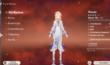 CONTA GENSHIN AR 57| 18 5 ESTRELAS