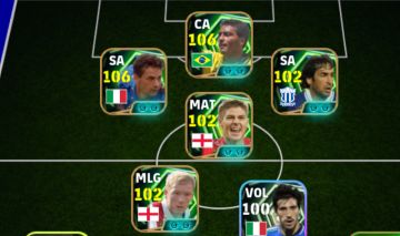 Conta Efootball com Romário e Baggio