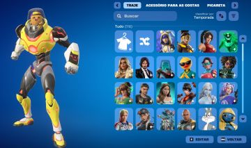 Conta fortnite com skins tryhard