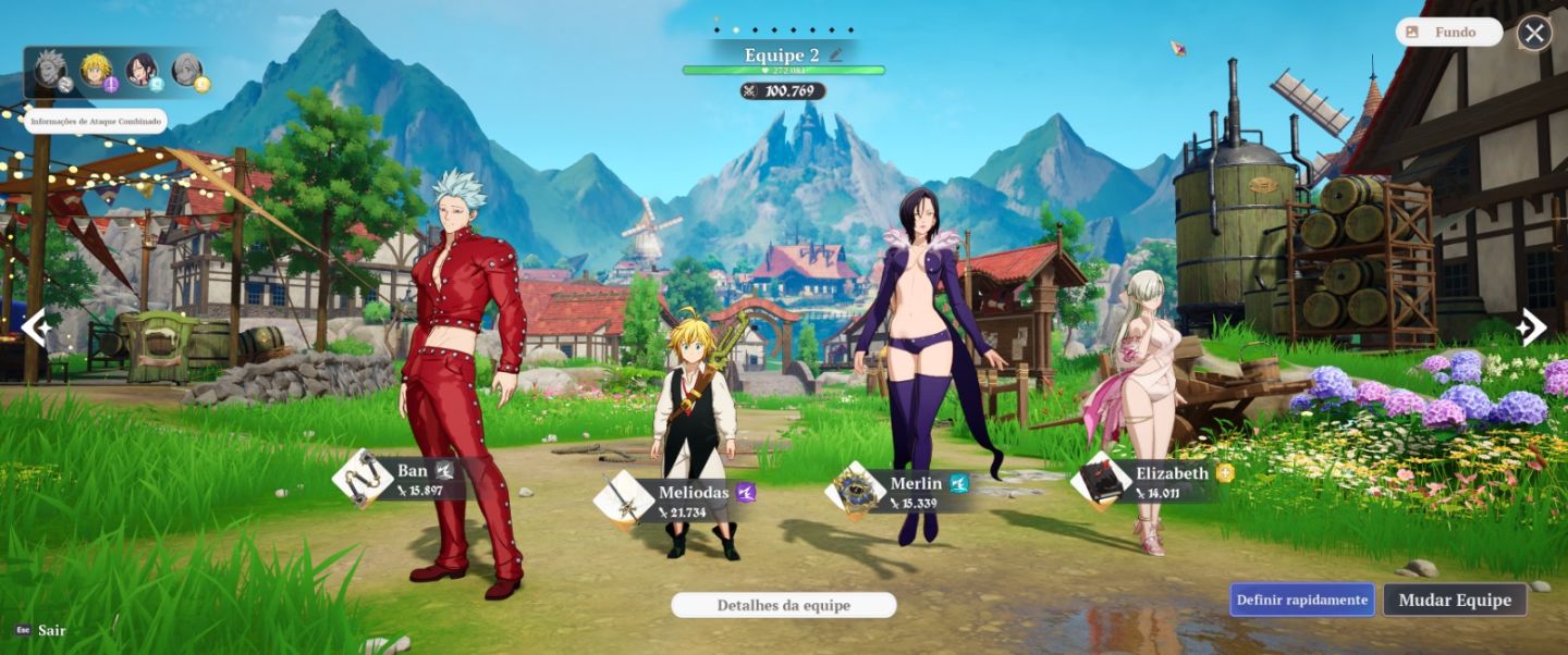 Conta TOP END GAME BAN P10 7DS - THE SEVEN DEADLY SINS