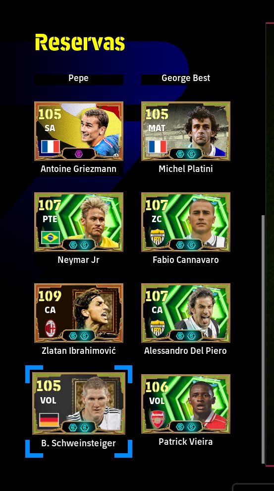 CONTA STEAM eFootball | Buffon 108, Adriano 107, Messi 109, Hazard 109 | Força