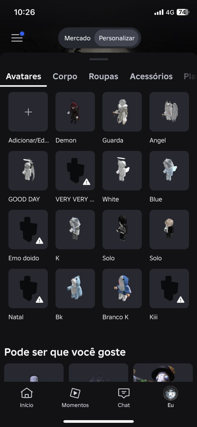 Conta No Roblox. Várias skins e passes