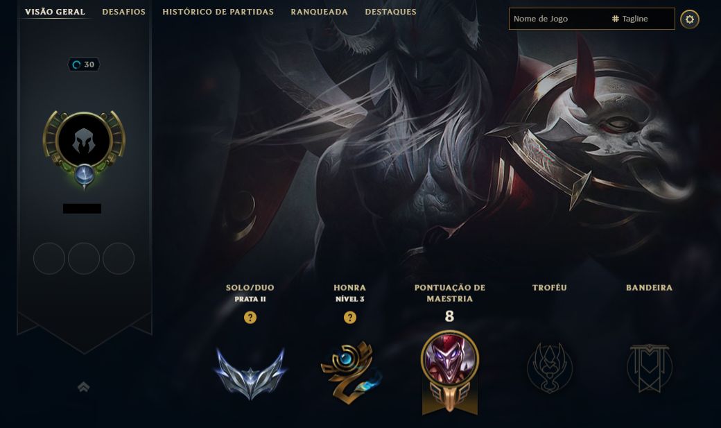 CONTA LEVEL 30 PRONTA PARA RANKED