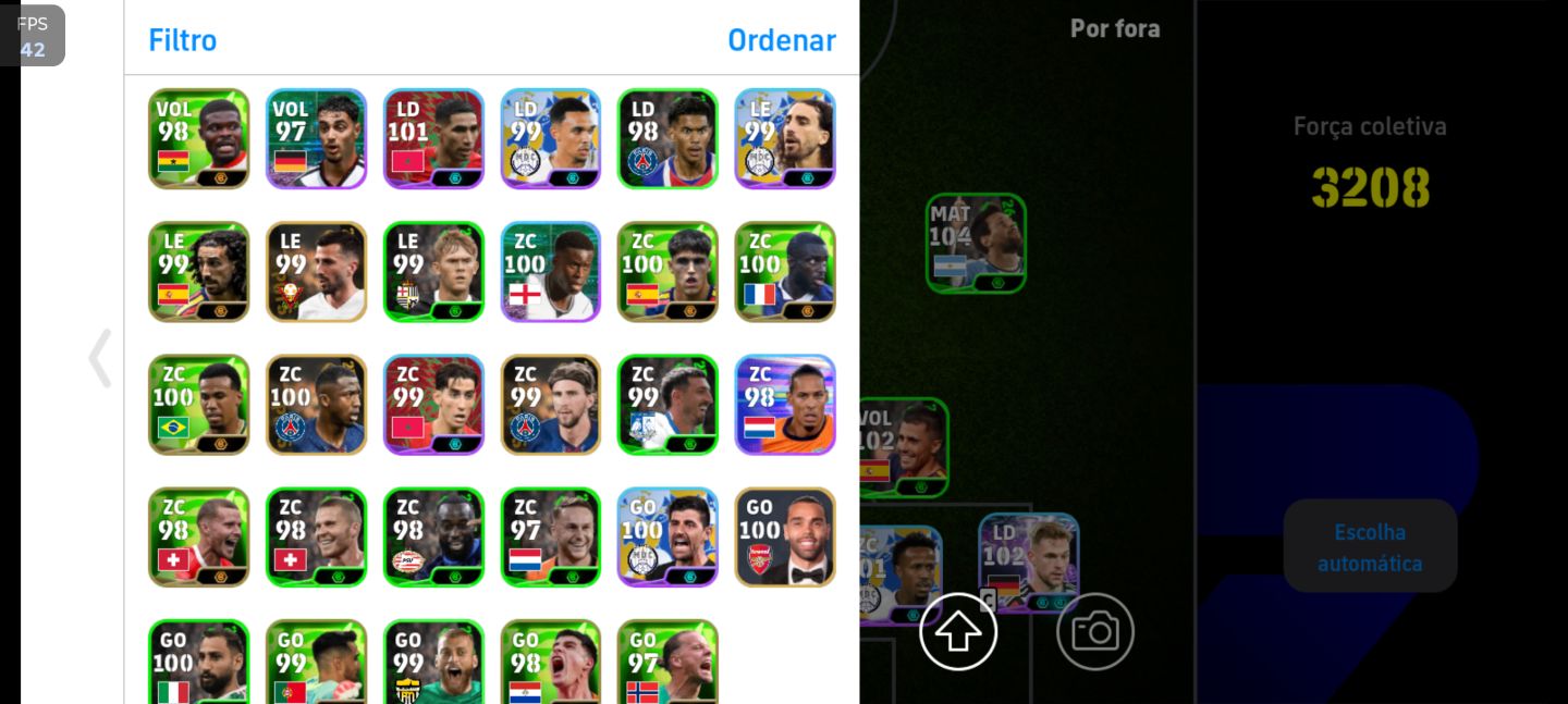 Conta efootball intermediária completinha