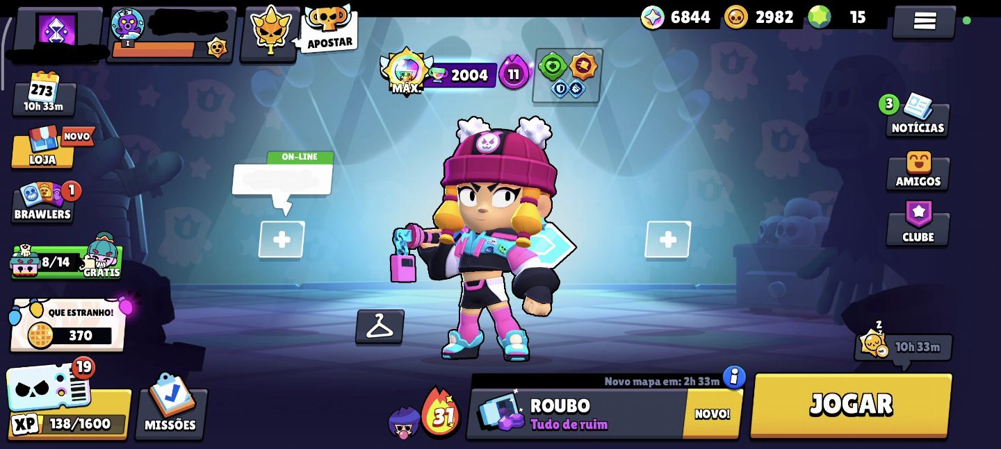 BRAWL STARS ELOJOB UPO MESTRE, PRESTIGIO 1-2-3 NO BRAWLER E MAIS.