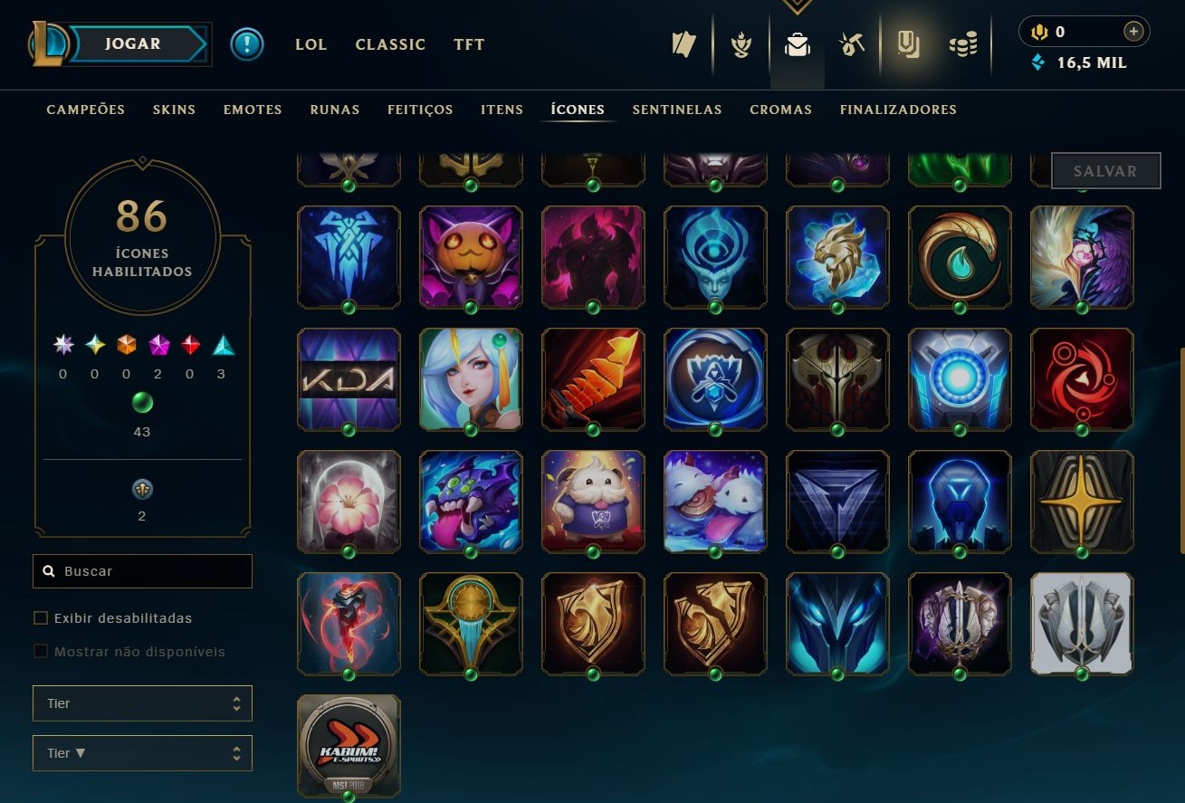 [ACESSO IMEDIATO] Ferro II 64 Skins 0% WR