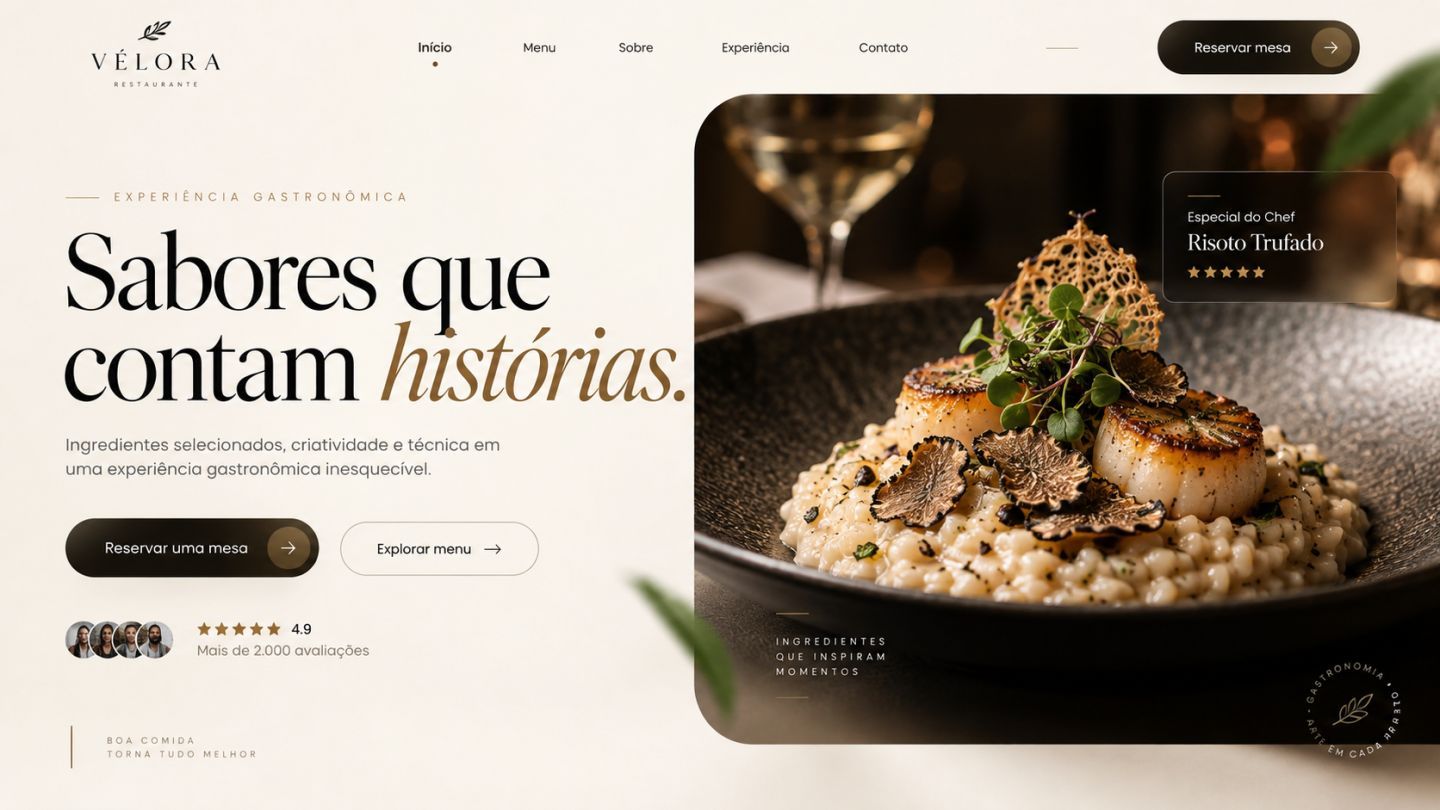 Criação de Sites Profissionais | Design Premium + Entrega Rápida