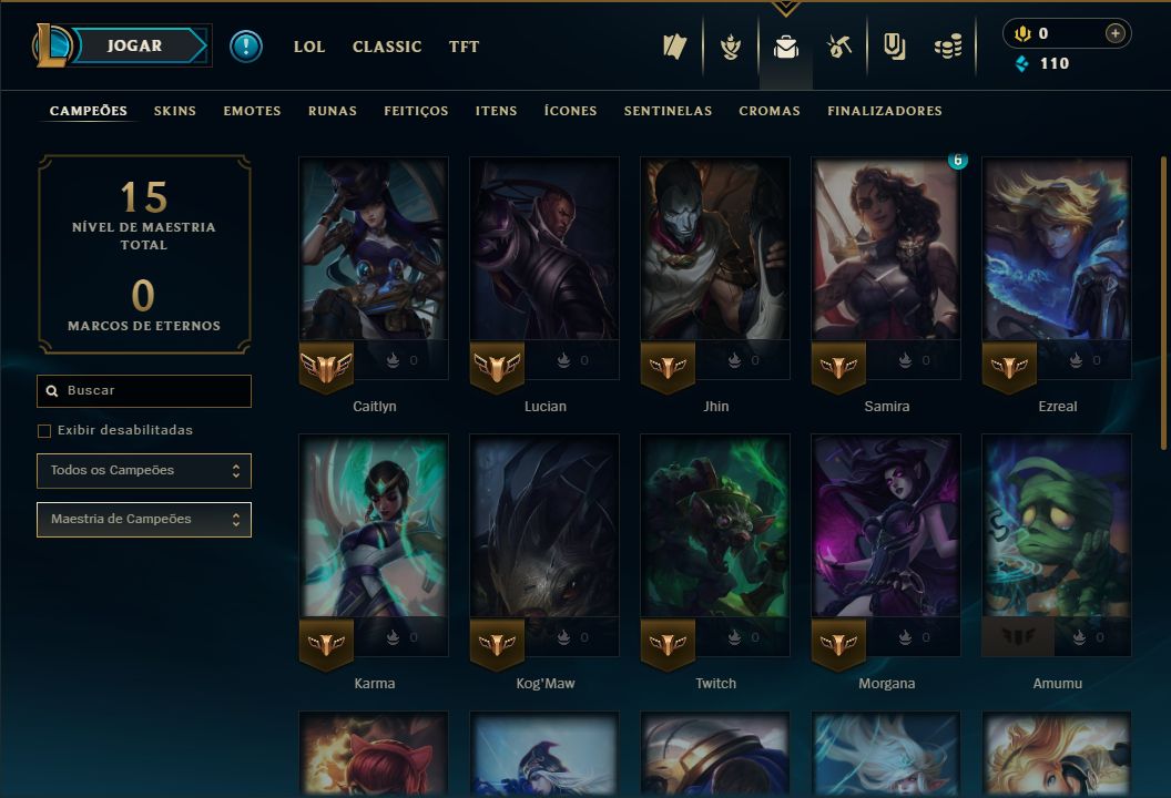 SKIN LENDÁRIA LUCIAN VELHO OESTE + [ CONTA MAIN ADC ] + [ TROCA NICK ]