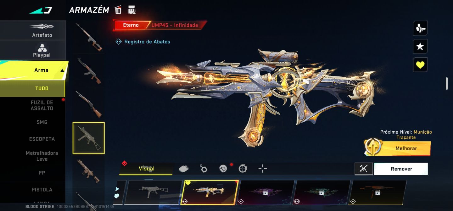 Conta Blood Strike Competitiva (Lenda) Full Acesso com Várias Skins