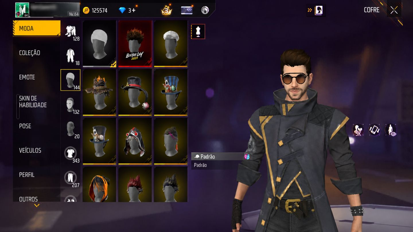 Conta de FF com angelical e skin rara (conta pessoal entt sem problemas de scam)