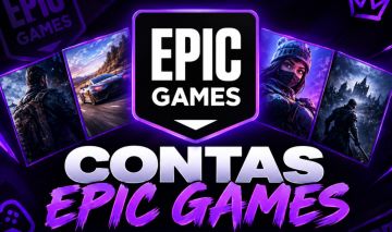 CONTAS EPIC GAMES BARATINHA +200 JOGOS