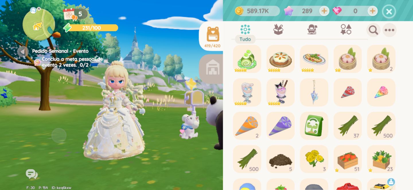 Venda de conta de heartopia com quase todos os itens do gacha de casamento