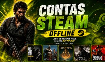 Contas steam off (promoção imperdível ) compre 1 leve 2 ENTREGA AUTOMATICA
