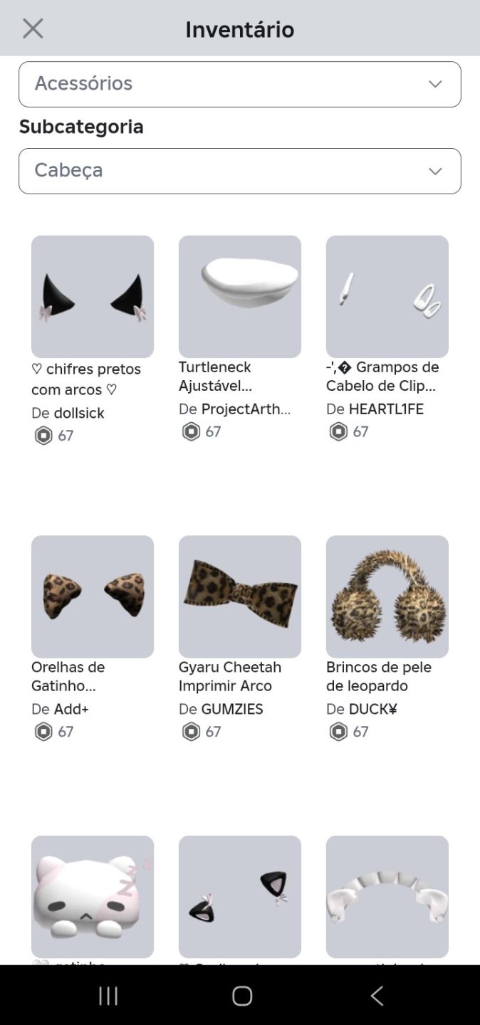 Conta roblox FEM / + 10K Gastos no último ano