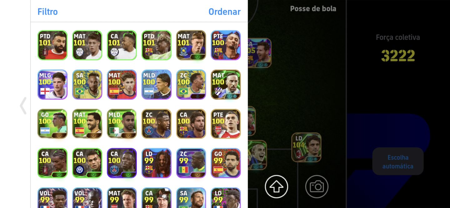 Conta de efotball no preço