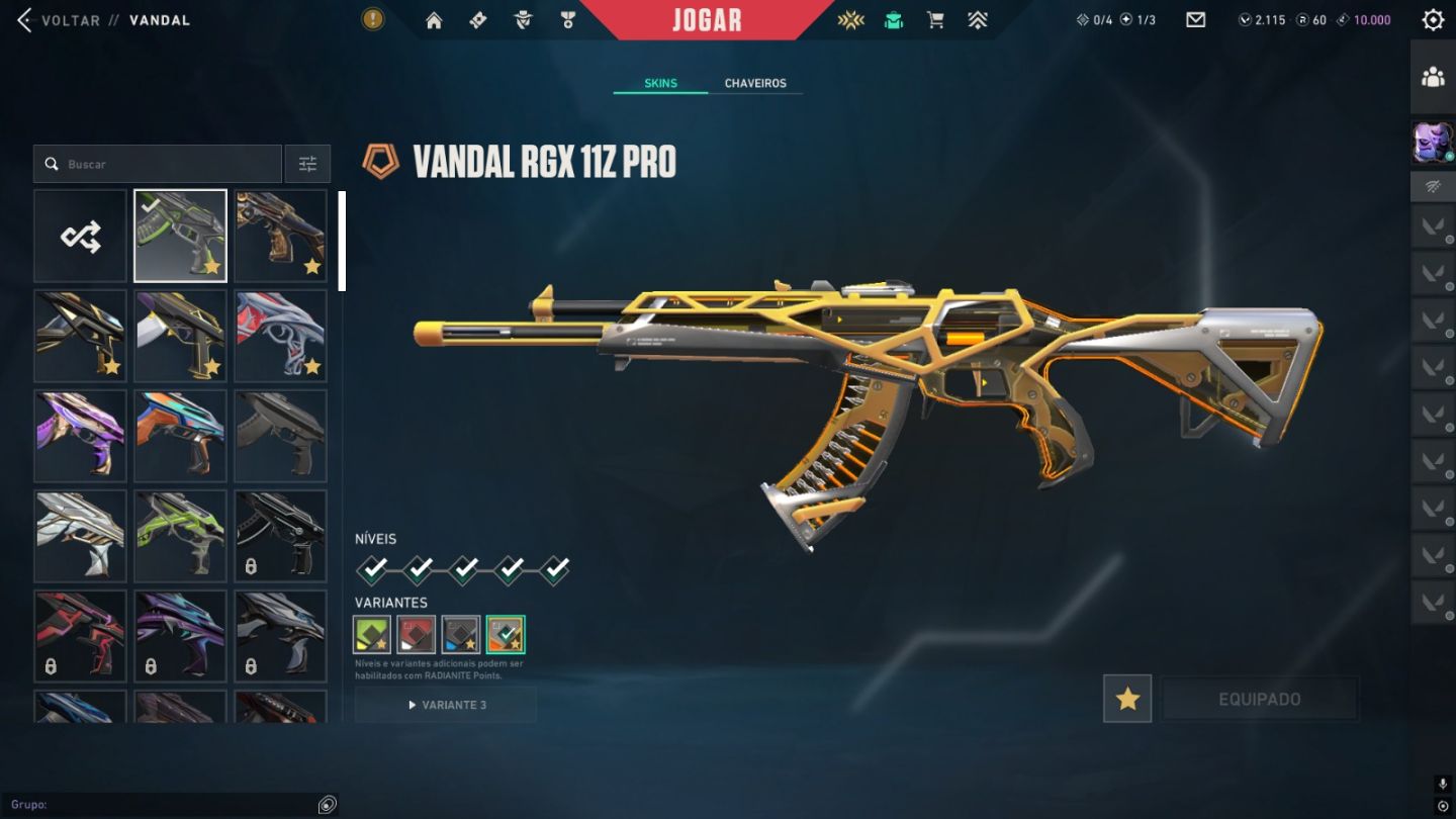 Conta Valorant Bundle Champions 25, Bundle Lunar 26, etc... (LEIA A DESCRIÇÃO)