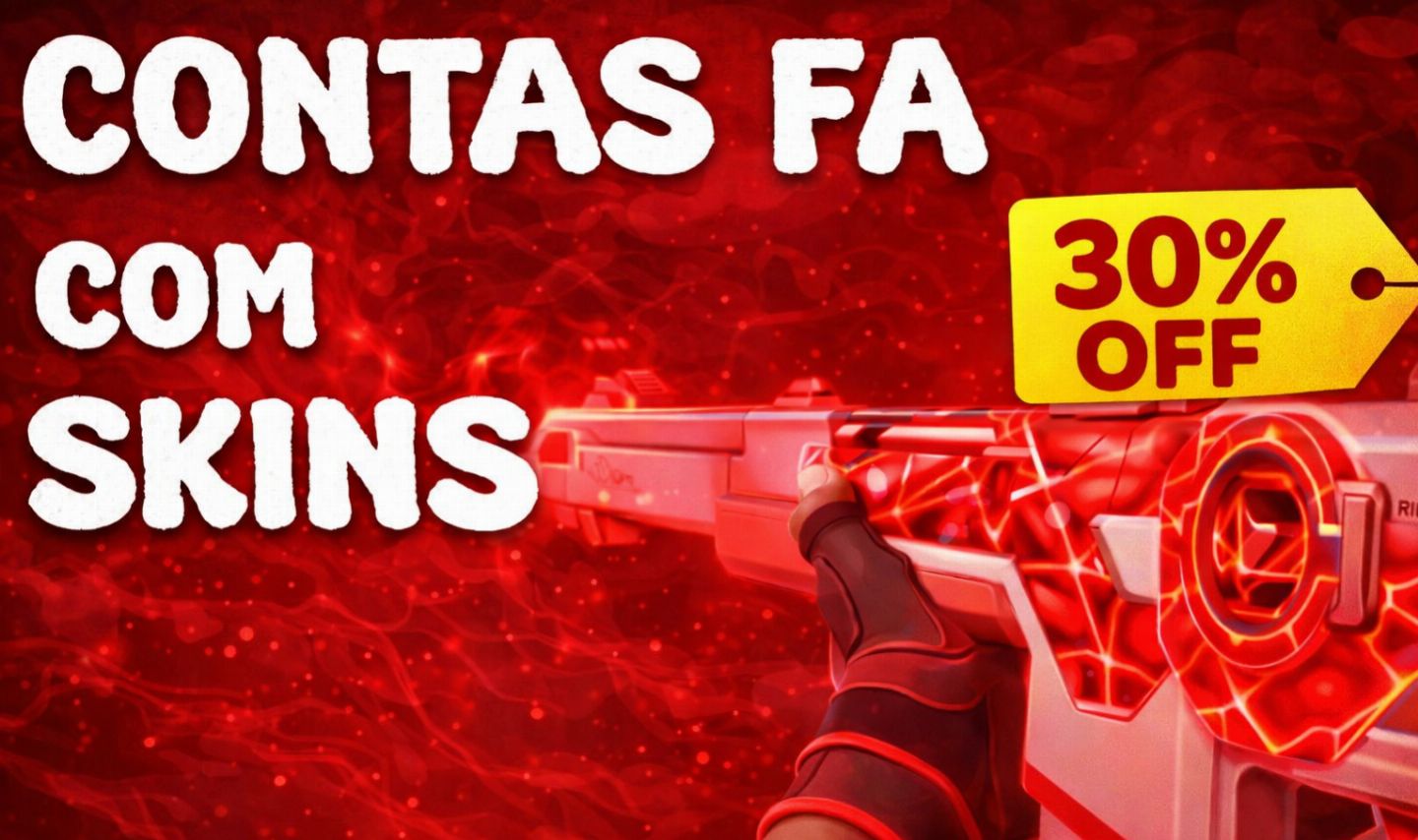 Conta Valorant +15 SKINS FA 40% OFF ( 1300 R$ GASTOS)