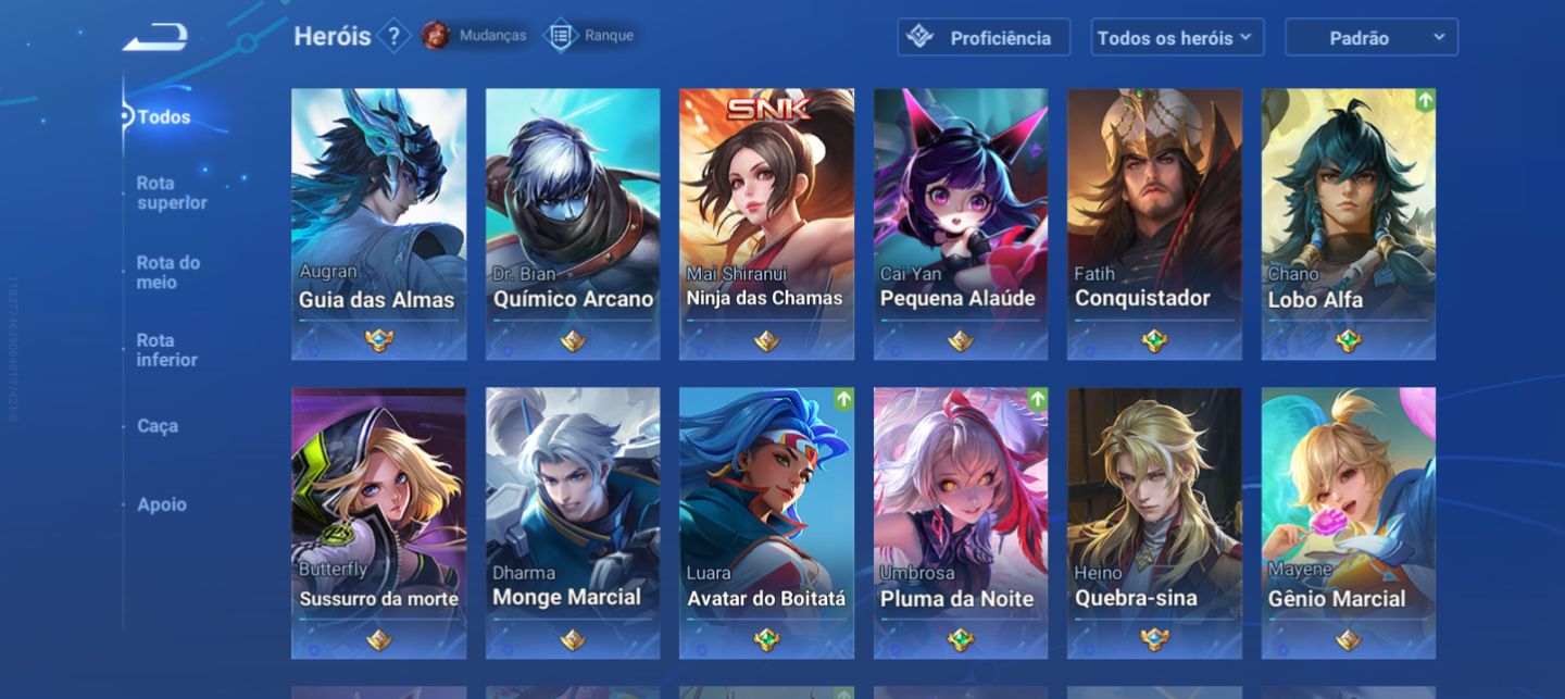 CONTA HONOR OF KINGS 156 SKINS+ 113 HERÓIS | 3x GM (T7/T8/T9)