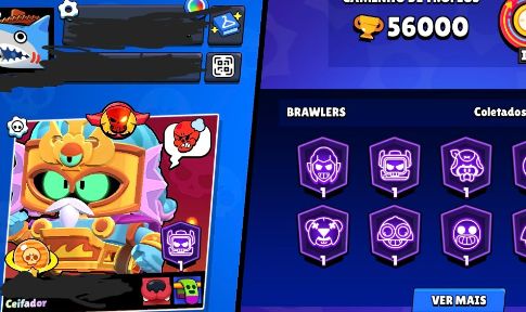 Conta de brawl stars deste 2020 TEM QUASEEE TUDDDOOOO