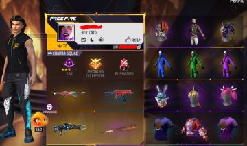 CONTA DE FREE FIRE MUITO GEMADA E BARATA! PRIME 7 + PASSES ANTIGOS