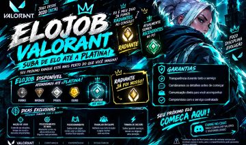 VALORANT - ELOJOB - DUOBOOST/TRIOBOOST - MD5 E MUITO MAIS!