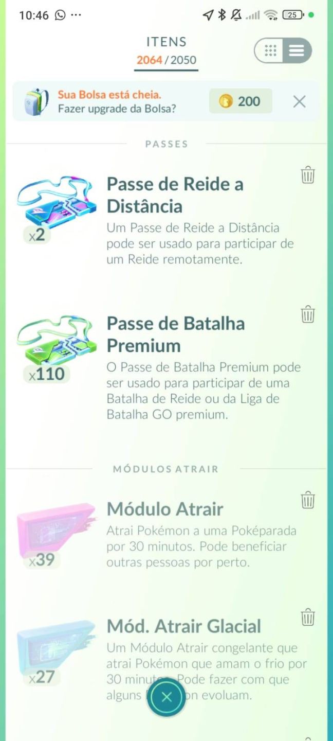 CONTA POKÉMON GO RARA LVL 70 | 1355 SHINY | 2647 POKÉMON | 275 EVENTOS