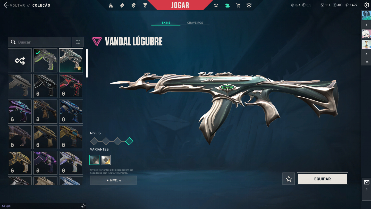 CONTA DE VALORANT FULL TRYHARD / XENOHUNTER