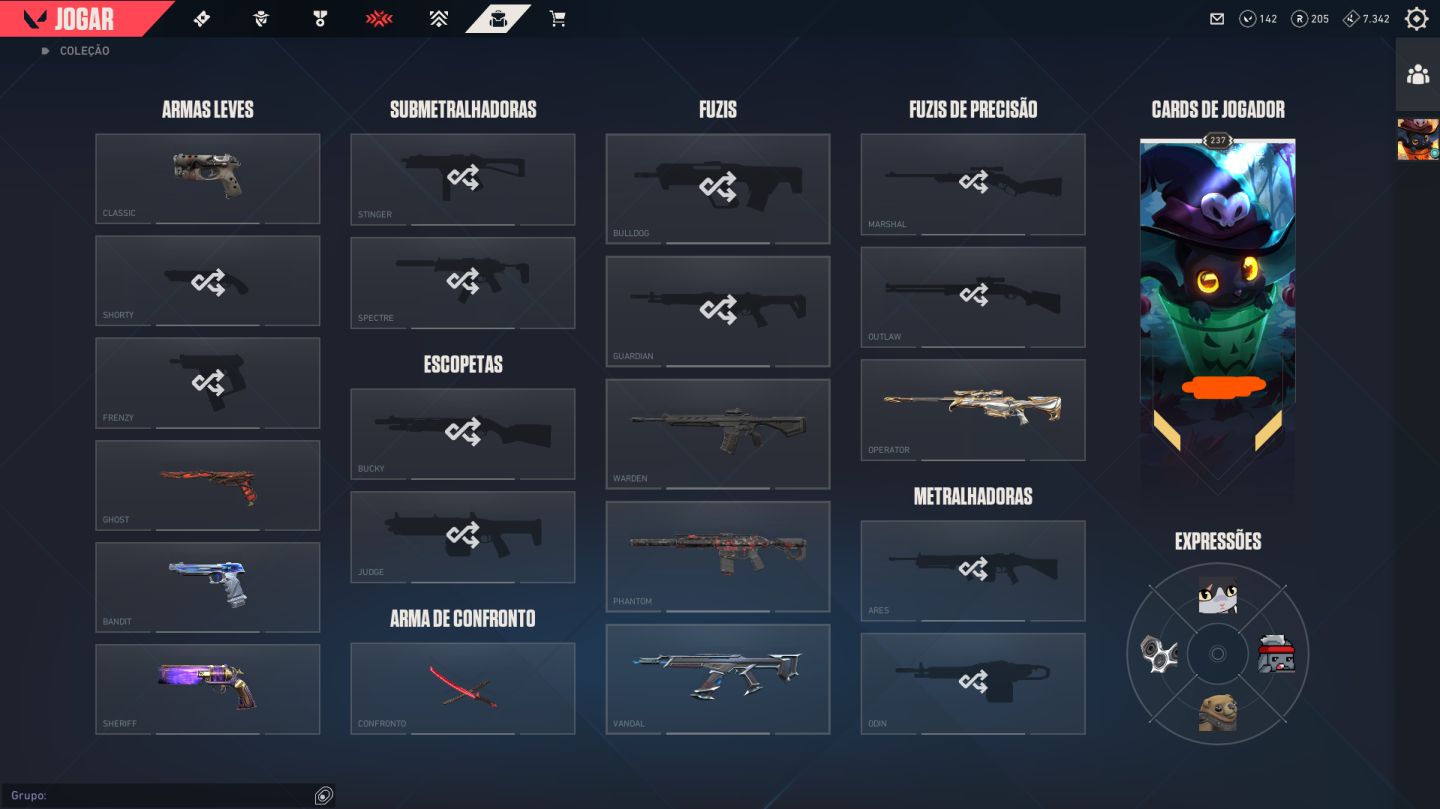 CONTA VALORANT FULL | VANDAL KURONAMI + VANDAL ARCANE + KARAMBIT VCT 2025 + SKIN