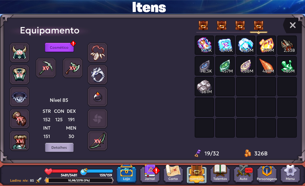 EVITANIA ONLINE MUITOS DIAMANTES-ITENS-GOLD