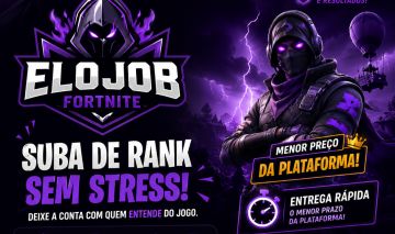 ELOJOB FORTNITE E SKIN RANKED (MENOR PREÇO DO SITE E PRAZO DE ENTREGA)