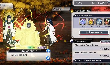 Conta Bleach brave souls end Game, faz td no jogo, peguei o aizen novo
