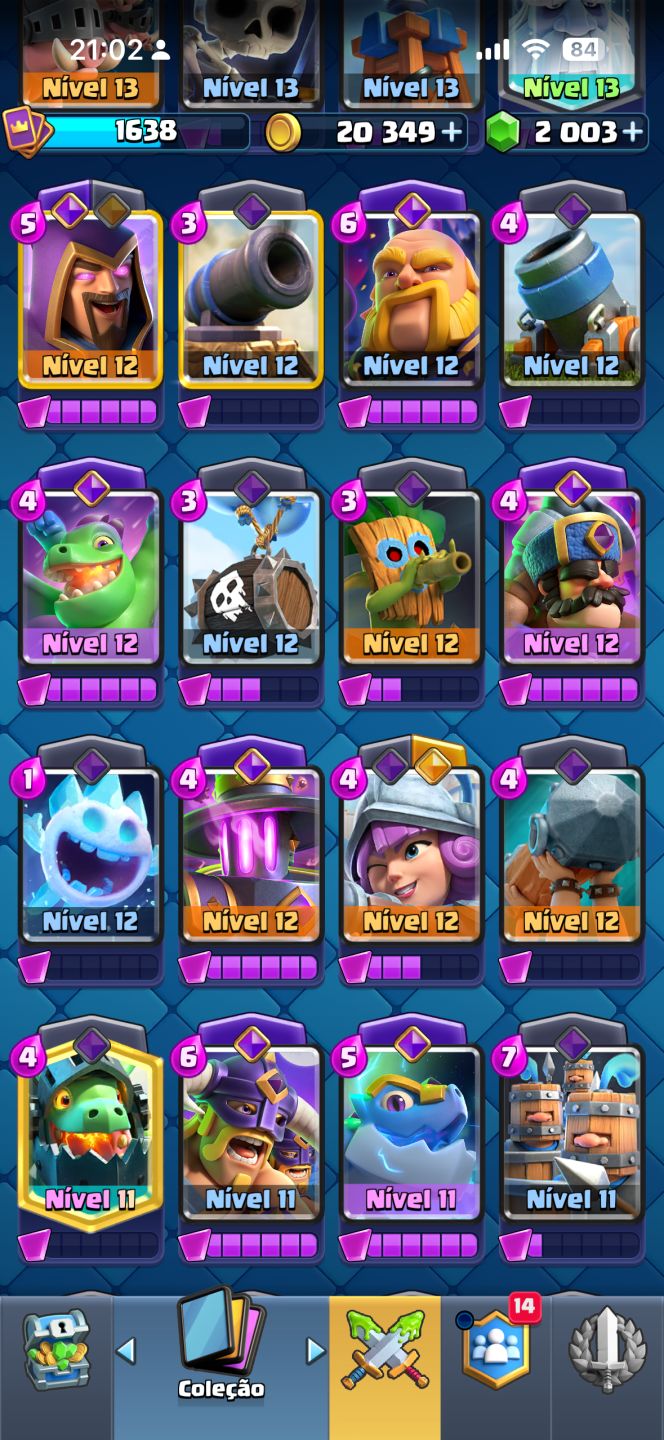 12,500 k troféu melhores cartas