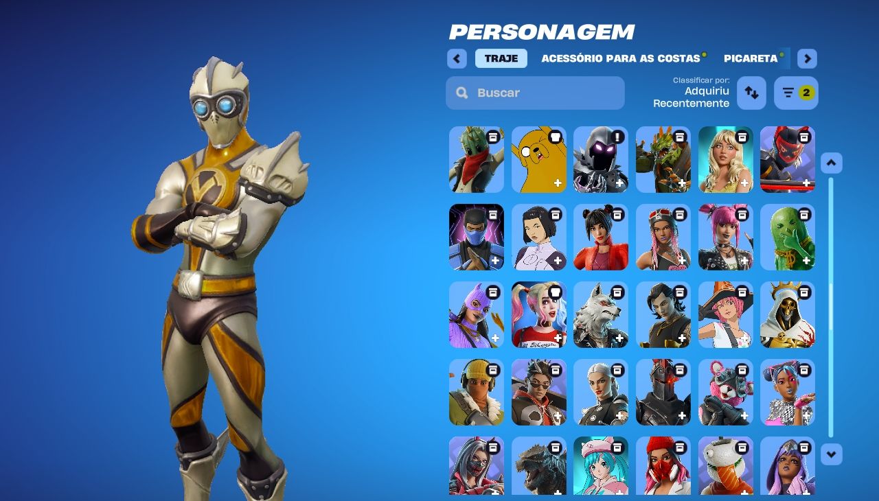 Conta Fortnite + Epic Games conta da Epic Games com excelente coleção