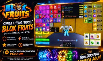 Conta Blox Fruits com Dragon Permanente + 6 Frutas Permanentes e Todas as Gamepa
