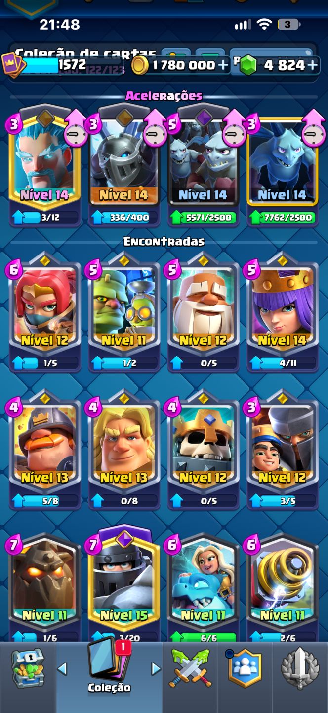 CONTA CLASH ROYALE | 11.030 TROFÉUS MÁX | 7 ANOS DE JOGO