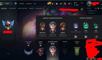 Prata - mmr de Platina - lv292 - 3 skin ultimate, 10 anos de conta