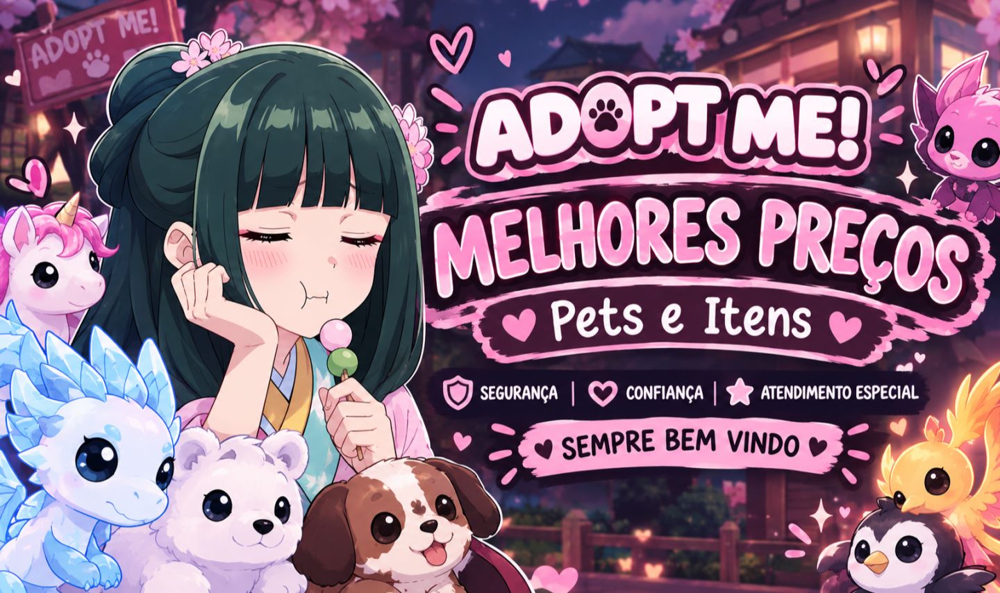 LOJA DE PETS, CASAS & OVOS - ADOPT ME