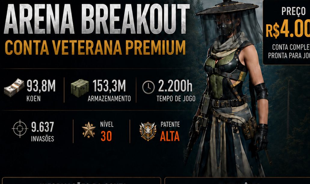 ARENA BREAK MOBILE CONTA A VENDA | 93M KOEN | 153M STORAGE | MUITAS SKINS