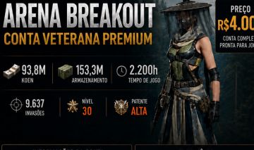 ARENA BREAK MOBILE CONTA A VENDA | 93M KOEN | 153M STORAGE | MUITAS SKINS